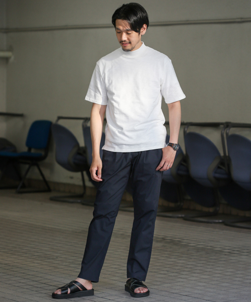 URBAN RESEARCH DOORS MENS（アーバンリサーチ ドアーズ メンズ）の「DOORS スラブ天竺モックネックTee（Tシャツ/カットソー・メンズ・ネイビー/ブラック/グレー/オフホワイト・38/40）」の22枚目の写真