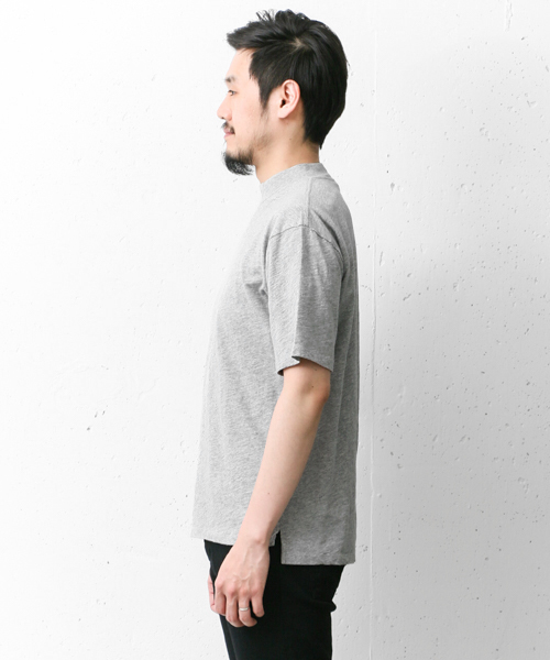 URBAN RESEARCH DOORS MENS（アーバンリサーチ ドアーズ メンズ）の「DOORS スラブ天竺モックネックTee（Tシャツ/カットソー・メンズ・ネイビー/ブラック/グレー/オフホワイト・38/40）」の13枚目の写真