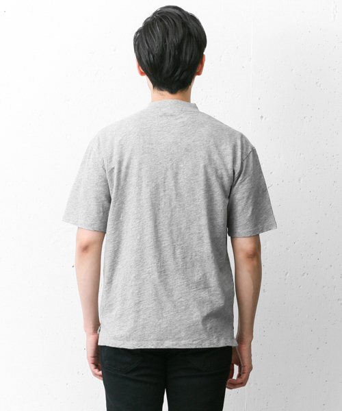 URBAN RESEARCH DOORS MENS（アーバンリサーチ ドアーズ メンズ）の「DOORS スラブ天竺モックネックTee（Tシャツ/カットソー・メンズ・ネイビー/ブラック/グレー/オフホワイト・38/40）」の14枚目の写真