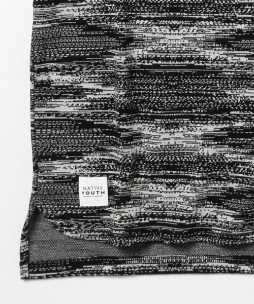 BEAMS LIGHTS Men's（ビームスライツ メンズ）の「NATIVE YOUTH / ジャカードTシャツ（Tシャツ/カットソー・メンズ・ブラック・LARGE/MEDIUM/SMALL）」の6枚目の写真