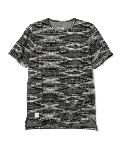 BEAMS LIGHTS Men's（ビームスライツ メンズ）の「NATIVE YOUTH / ジャカードTシャツ（Tシャツ/カットソー・メンズ・ブラック・LARGE/MEDIUM/SMALL）」の8枚目の写真