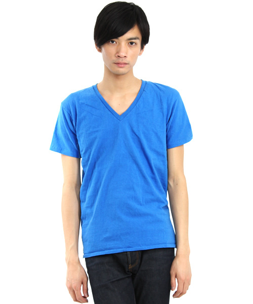 SHIPS JET BLUE（シップスジェットブルー）の「TUBE V/NECK TEE（Tシャツ/カットソー・メンズ・グレー/ブラック/ピンク/レッド/イエロー/オリーブ/ブルー/ホワイト・SMALL/MEDIUM/LARGE）」の6枚目の写真