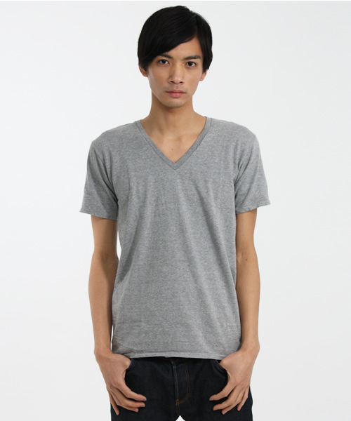 SHIPS JET BLUE（シップスジェットブルー）の「TUBE V/NECK TEE（Tシャツ/カットソー・メンズ・グレー/ブラック/ピンク/レッド/イエロー/オリーブ/ブルー/ホワイト・SMALL/MEDIUM/LARGE）」の19枚目の写真