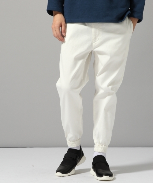 HARE（ハレ）の「【WEB限定アイテム】カツラギストレッチジョガーパンツ(HARE)（その他パンツ・メンズ・ブラック/オフホワイト/ベージュ・LARGE/MEDIUM/SMALL）」の2枚目の写真