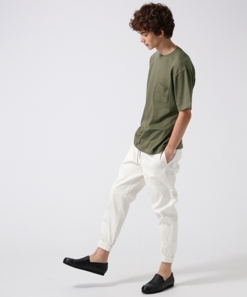 HARE（ハレ）の「【WEB限定アイテム】カツラギストレッチジョガーパンツ(HARE)（その他パンツ・メンズ・ブラック/オフホワイト/ベージュ・LARGE/MEDIUM/SMALL）」の4枚目の写真