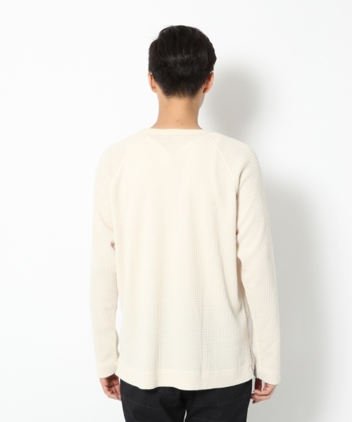 GLOBAL WORK（グローバルワーク）の「ヘビーワッフル長袖Ｔ/728401（Tシャツ/カットソー・メンズ・オフホワイト/ブラック/カーキ・X-LARGE/LARGE/MEDIUM/SMALL）」の15枚目の写真