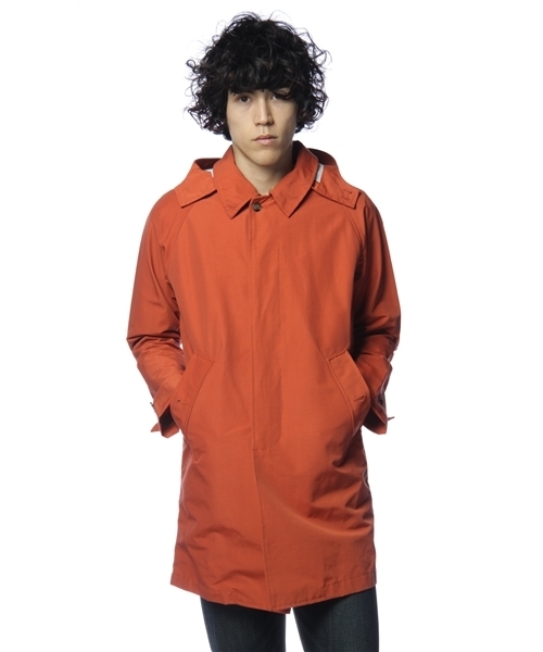 「BEAMS PLUS」 ステンカラーコート SMALL ネイビー MEN