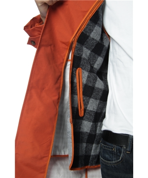 BEAMS PLUS(ビームスプラス)の「BEAMS PLUS / 60/40ステンカラーコート(ステンカラーコート・メンズ・オレンジ・SMALL/MEDIUM)」の9枚目の写真