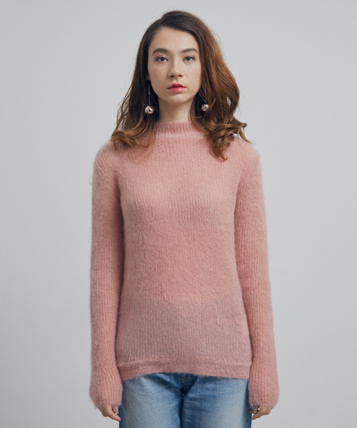 UNITED TOKYO（ユナイテッドトウキョウ）の「モヘアニット（ニット/セーター・レディース・グレー/ピンク/アイボリー/イエロー・FREE）」の9枚目の写真