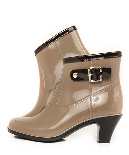 RANDA（ランダ）の「ヒールレインブーツ（レインシューズ・レディース・ブラック/グレー・M/LL/S/L）」の7枚目の写真