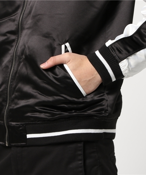 Burner（バーナー）の「【01 BURNER SELECT】リバーシブルスカジャン（ブルゾン・メンズ・ブルー系その他/ブラック×ホワイト・L/M）」の7枚目の写真