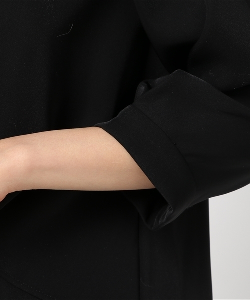 laboratory work（ラボラトリーワーク）の「ダブルクロスレースレイヤー　セットアップ　【結婚式　ワンピース】（つなぎ/オールインワン・レディース・ブラック/ネイビー・MEDIUM）」の11枚目の写真