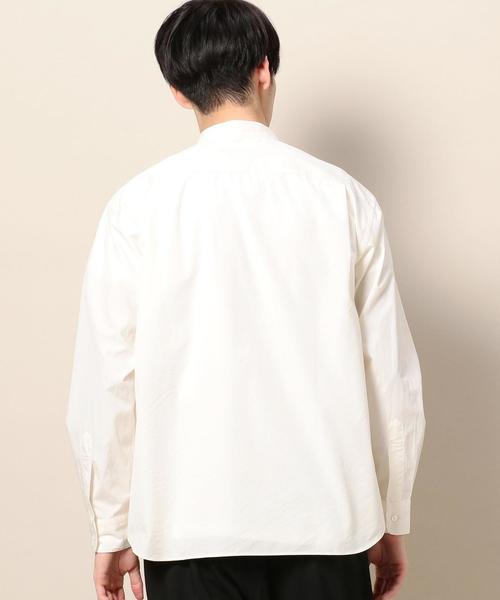 BEAUTY&YOUTH UNITED ARROWS（ビューティーアンドユースユナイテッドアローズ）の「BY ブロード バンドカラー シャツ ◆（シャツ/ブラウス・メンズ・グレー/ナチュラル・SMALL/X-LARGE/LARGE/X-SMALL/MEDIUM）」の8枚目の写真