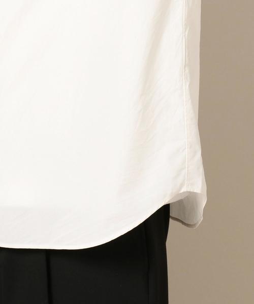 BEAUTY&YOUTH UNITED ARROWS（ビューティーアンドユースユナイテッドアローズ）の「BY ブロード バンドカラー シャツ ◆（シャツ/ブラウス・メンズ・グレー/ナチュラル・SMALL/X-LARGE/LARGE/X-SMALL/MEDIUM）」の3枚目の写真