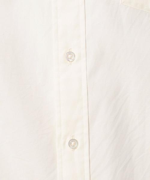 BEAUTY&YOUTH UNITED ARROWS（ビューティーアンドユースユナイテッドアローズ）の「BY ブロード バンドカラー シャツ ◆（シャツ/ブラウス・メンズ・グレー/ナチュラル・SMALL/X-LARGE/LARGE/X-SMALL/MEDIUM）」の4枚目の写真