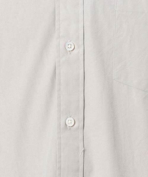 BEAUTY&YOUTH UNITED ARROWS（ビューティーアンドユースユナイテッドアローズ）の「BY ブロード バンドカラー シャツ ◆（シャツ/ブラウス・メンズ・グレー/ナチュラル・SMALL/X-LARGE/LARGE/X-SMALL/MEDIUM）」の7枚目の写真