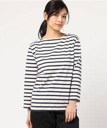 Le Minor | 【Le minor】ボーダーボートネックプルオーバー(Tシャツ/カットソー)