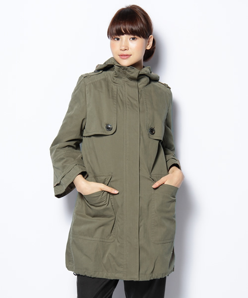 GRACE CONTINENTAL(グレースコンチネンタル)の「C/Nバイオコート(モッズコート・レディース・ベージュ/カーキ・36)」の6枚目の写真