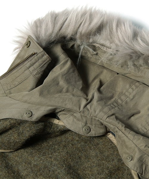 GRACE CONTINENTAL(グレースコンチネンタル)の「C/Nバイオコート(モッズコート・レディース・ベージュ/カーキ・36)」の15枚目の写真