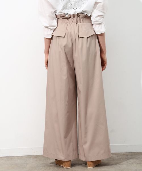 VIS（ビス）の「足長ワイドパンツ（その他パンツ・レディース・カーキ/ベージュ/ネイビー・S/M）」の5枚目の写真