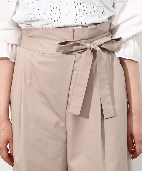 VIS（ビス）の「足長ワイドパンツ（その他パンツ・レディース・カーキ/ベージュ/ネイビー・S/M）」の12枚目の写真