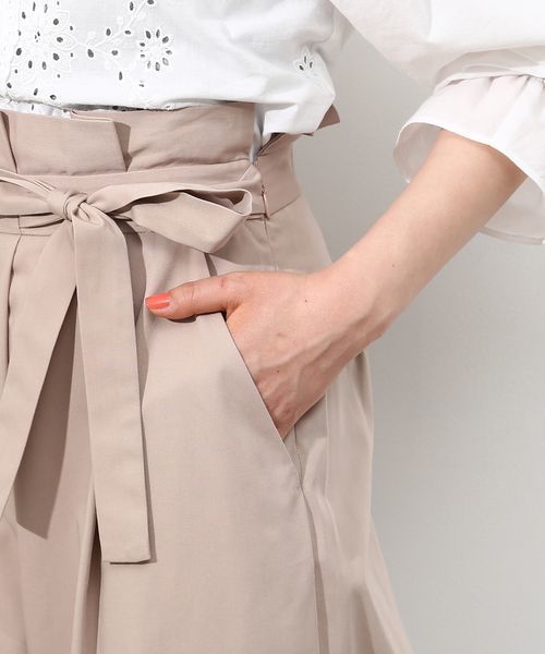 VIS（ビス）の「足長ワイドパンツ（その他パンツ・レディース・カーキ/ベージュ/ネイビー・S/M）」の13枚目の写真