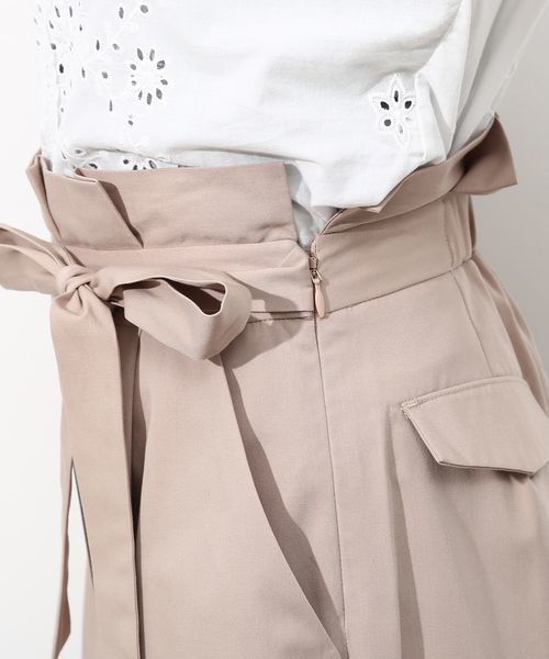 VIS（ビス）の「足長ワイドパンツ（その他パンツ・レディース・カーキ/ベージュ/ネイビー・S/M）」の14枚目の写真