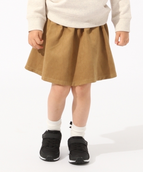 GLOBAL WORK（グローバルワーク）の「【キッズ】ギャザーフレアムジスカート/764987（スカート・キッズ・ブラック/ブラウン/ライトピンク/ライトパープル/イエロー/レッド・LARGE/SMALL/MEDIUM/XX-LARGE/X-LARGE）」の16枚目の写真