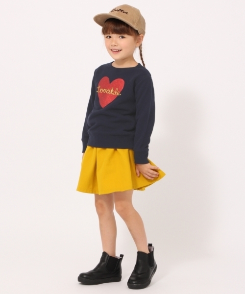 GLOBAL WORK（グローバルワーク）の「【キッズ】ギャザーフレアムジスカート/764987（スカート・キッズ・ブラック/ブラウン/ライトピンク/ライトパープル/イエロー/レッド・LARGE/SMALL/MEDIUM/XX-LARGE/X-LARGE）」の17枚目の写真