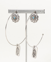 Me% | コンチョモチーフヘンケイフープ(ピアス（両耳用）)