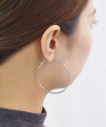 F&D : シンプルフープピアス