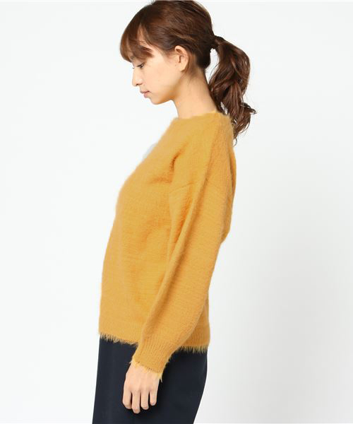 【Burner for women】Nyシャギー 袖バルーン ニット,. 【Burner for women】Nyシャギー 袖バルーン ニット,.