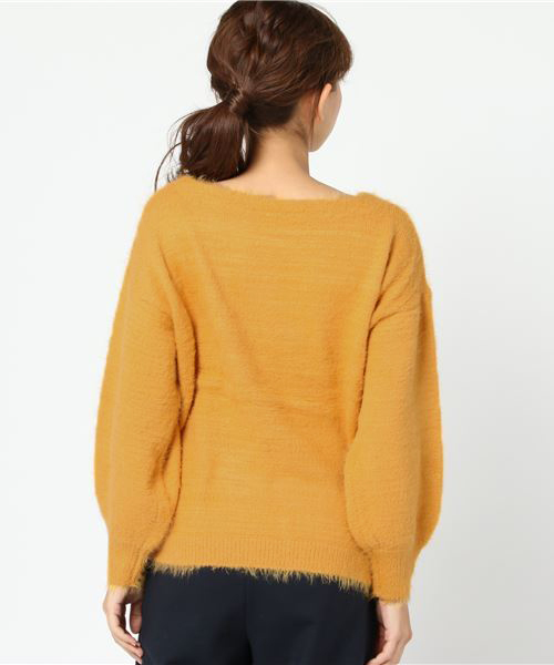 【Burner for women】Nyシャギー 袖バルーン ニット,. 【Burner for women】Nyシャギー 袖バルーン ニット,.