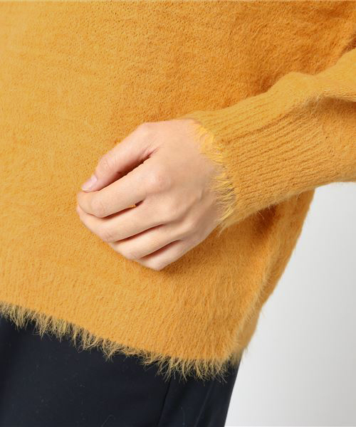 【Burner for women】Nyシャギー 袖バルーン ニット,. 【Burner for women】Nyシャギー 袖バルーン ニット,.