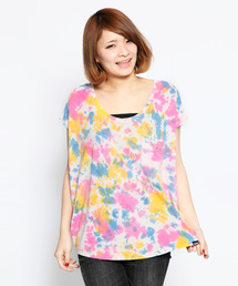 X-girl | TIE-DYE S/S BIG TOP(Tシャツ/カットソー)