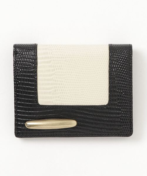 TOFF&LOADSTONE（トフアンドロードストーン）の「フォールデッド ウォレット 二つ折り財布（財布・レディース・ホワイト×ブラック/ホワイト×レッド/ブラック/アイボリー/ライトブルーグレー/グレー/ベージュ/ピンク系その他/コバルトブルー/バイオレット/ライトベージュ/ダークブラウン/グレー系その他2/グリーン系その他/イエロー/グレー系その他/ライトピンク/ブルー/ライトイエロー/パープル/ピンク系/ブルー系/ライトグレー/フューシャピンク・FREE/SMALL）」の4枚目の写真