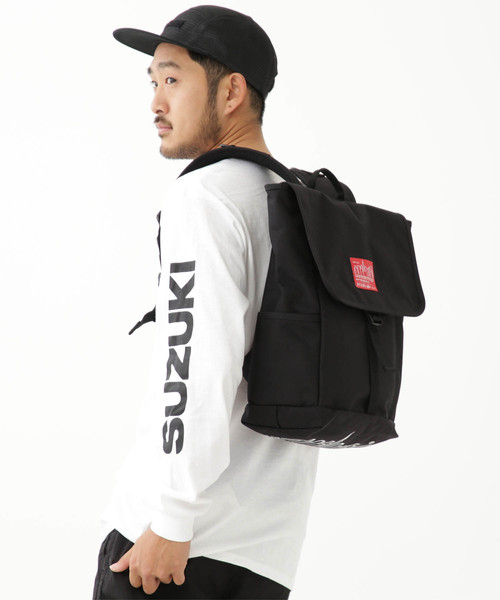 Manhattan Portage（マンハッタンポーテージ）の「Manhattan Portage × BEAMS / 別注 1220BM バックパック NEW（バックパック/リュック・メンズ・ブラック/ネイビー・FREE）」の15枚目の写真