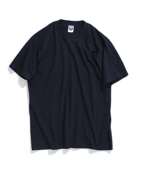 Denime（ドゥニーム）の「ヘビーオンスクルーネックTシャツ（Tシャツ/カットソー・メンズ・ネイビー/オレンジ系その他2/パープル/グリーン/ライトイエロー/ブラック/ホワイト/シルバー・LARGE/MEDIUM/SMALL）」の4枚目の写真
