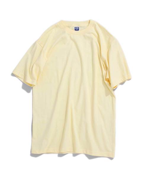 Denime（ドゥニーム）の「ヘビーオンスクルーネックTシャツ（Tシャツ/カットソー・メンズ・ネイビー/オレンジ系その他2/パープル/グリーン/ライトイエロー/ブラック/ホワイト/シルバー・LARGE/MEDIUM/SMALL）」の6枚目の写真