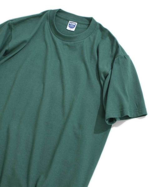 Denime（ドゥニーム）の「ヘビーオンスクルーネックTシャツ（Tシャツ/カットソー・メンズ・ネイビー/オレンジ系その他2/パープル/グリーン/ライトイエロー/ブラック/ホワイト/シルバー・LARGE/MEDIUM/SMALL）」の20枚目の写真