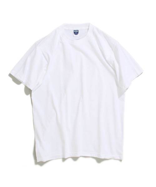 Denime（ドゥニーム）の「ヘビーオンスクルーネックTシャツ（Tシャツ/カットソー・メンズ・ネイビー/オレンジ系その他2/パープル/グリーン/ライトイエロー/ブラック/ホワイト/シルバー・LARGE/MEDIUM/SMALL）」の11枚目の写真