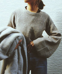 TRUNC | Flare Sleeve Oversized Tops(ニット/セーター)