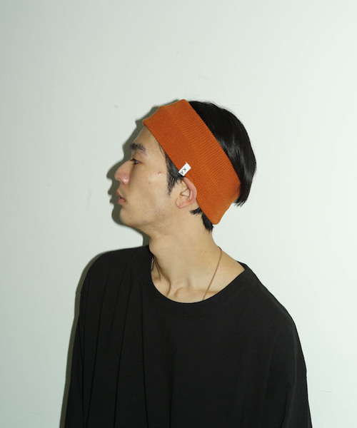 KAIKO(カイコー)の「KAIKO KNIT HAIR BAND(ヘアバンド・メンズ・ブラック/オフホワイト/レンガ/グレー/チャコールグレー/ネイビー/ベージュ/オリーブ・FREE)」の8枚目の写真