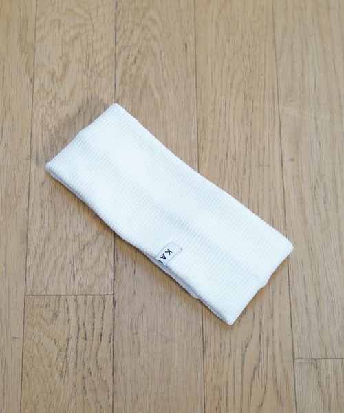 KAIKO(カイコー)の「KAIKO KNIT HAIR BAND(ヘアバンド・メンズ・ブラック/オフホワイト/レンガ/グレー/チャコールグレー/ネイビー/ベージュ/オリーブ・FREE)」の16枚目の写真