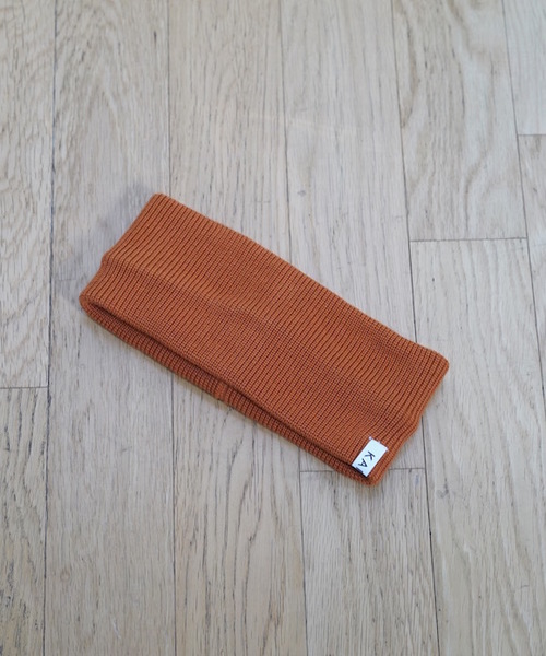 KAIKO(カイコー)の「KAIKO KNIT HAIR BAND(ヘアバンド・メンズ・ブラック/オフホワイト/レンガ/グレー/チャコールグレー/ネイビー/ベージュ/オリーブ・FREE)」の13枚目の写真