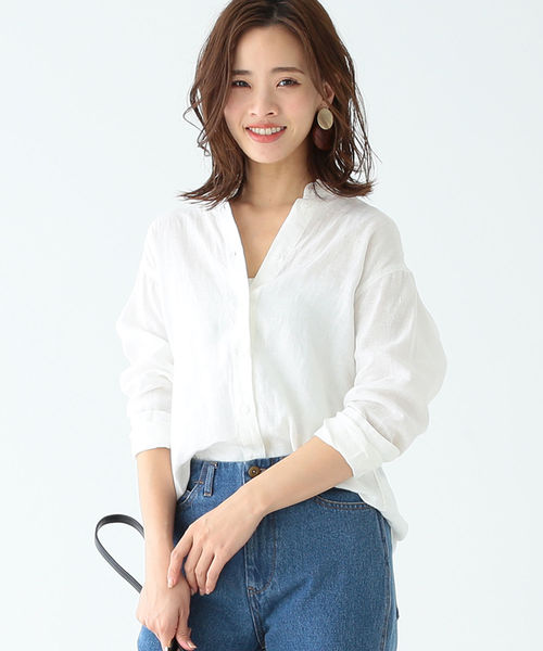 B:MING by BEAMS(ビーミングバイビームス)の「B:MING by BEAMS / ハードマンズ リネンシャツ 19SS(シャツ/ブラウス・レディース・ホワイト/ベージュ/イエロー/その他1/その他2・SMALL/MEDIUM)」の18枚目の写真