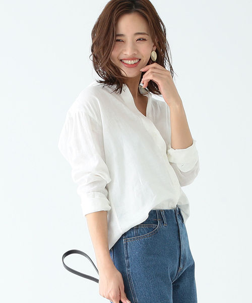 B:MING by BEAMS(ビーミングバイビームス)の「B:MING by BEAMS / ハードマンズ リネンシャツ 19SS(シャツ/ブラウス・レディース・ホワイト/ベージュ/イエロー/その他1/その他2・SMALL/MEDIUM)」の12枚目の写真