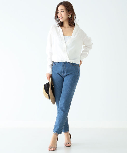 B:MING by BEAMS(ビーミングバイビームス)の「B:MING by BEAMS / ハードマンズ リネンシャツ 19SS(シャツ/ブラウス・レディース・ホワイト/ベージュ/イエロー/その他1/その他2・SMALL/MEDIUM)」の9枚目の写真