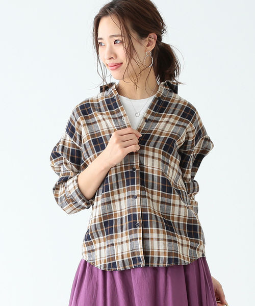 B:MING by BEAMS(ビーミングバイビームス)の「B:MING by BEAMS / ハードマンズ リネンシャツ 19SS(シャツ/ブラウス・レディース・ホワイト/ベージュ/イエロー/その他1/その他2・SMALL/MEDIUM)」の8枚目の写真