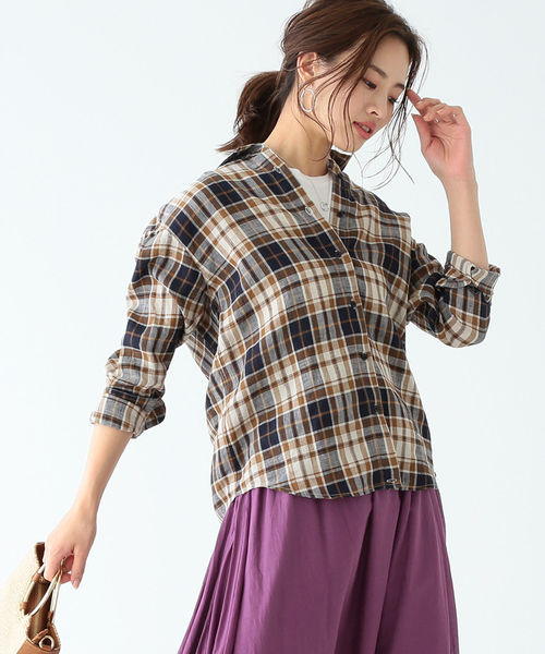 B:MING by BEAMS(ビーミングバイビームス)の「B:MING by BEAMS / ハードマンズ リネンシャツ 19SS(シャツ/ブラウス・レディース・ホワイト/ベージュ/イエロー/その他1/その他2・SMALL/MEDIUM)」の14枚目の写真